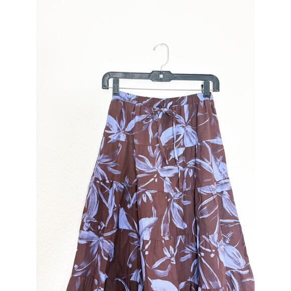 Peppermayo Mariella Linen Top Matching Maxi Skirt Size 2 Cord Set Resort Wear - Picture 11 of 13